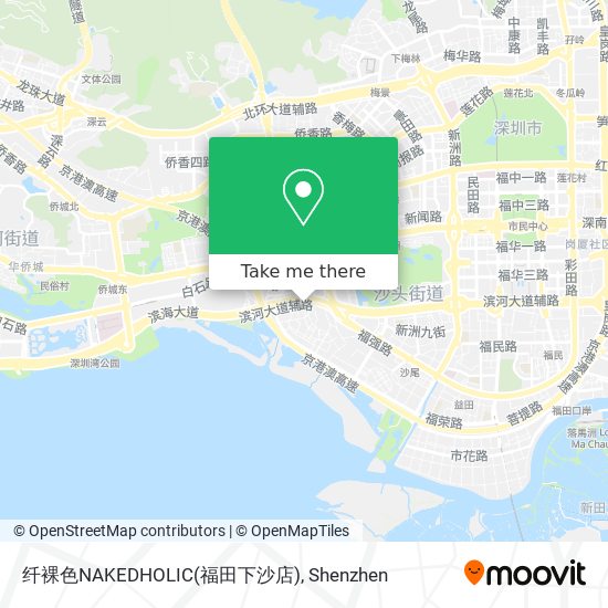 纤裸色NAKEDHOLIC(福田下沙店) map