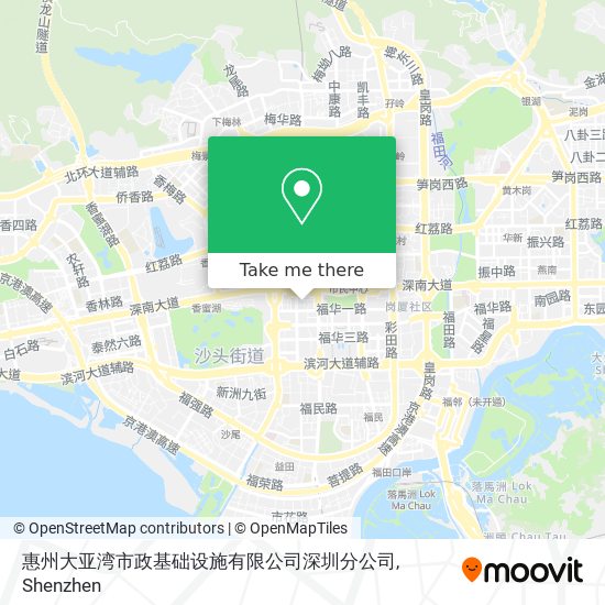 惠州大亚湾市政基础设施有限公司深圳分公司 map