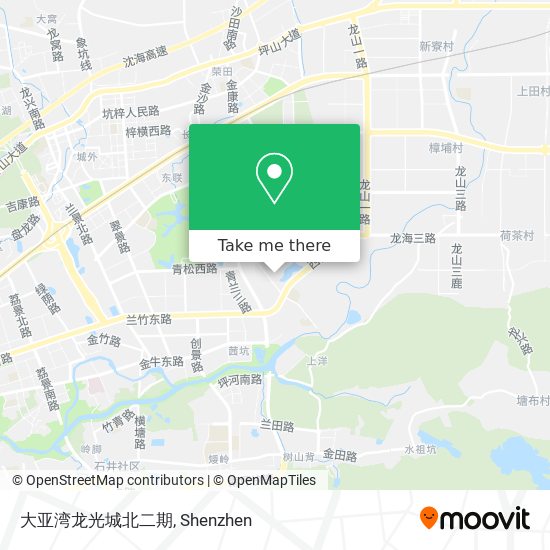 大亚湾龙光城北二期 map