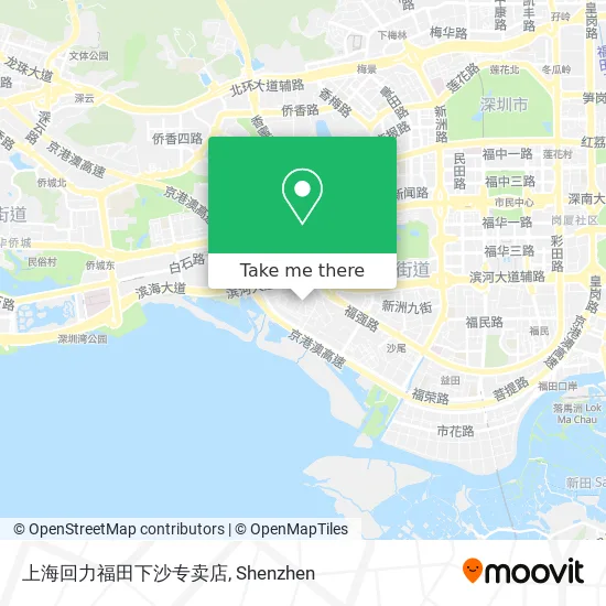 上海回力福田下沙专卖店 map