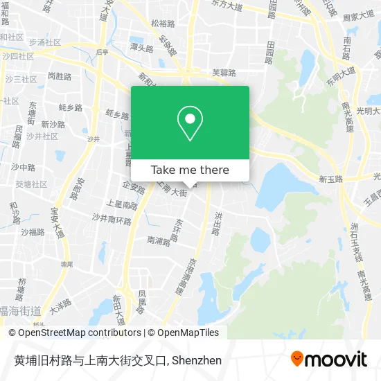 黄埔旧村路与上南大街交叉口 map