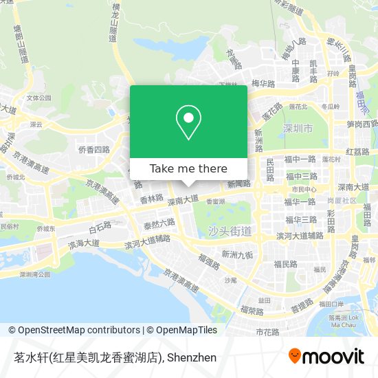 茗水轩(红星美凯龙香蜜湖店) map