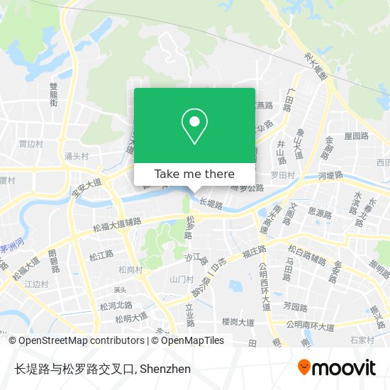 长堤路与松罗路交叉口 map