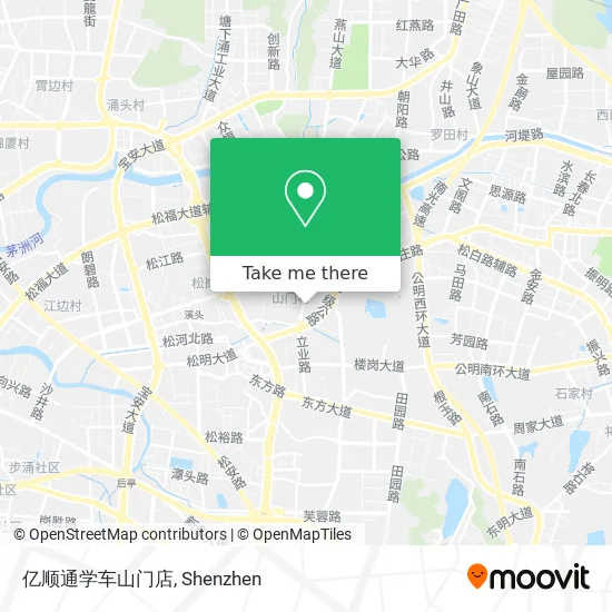 亿顺通学车山门店 map
