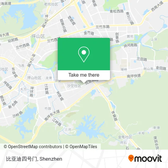 比亚迪四号门 map