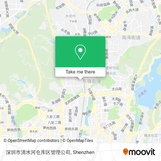深圳市清水河仓库区管理公司 map