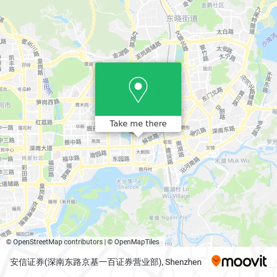 安信证券(深南东路京基一百证券营业部) map