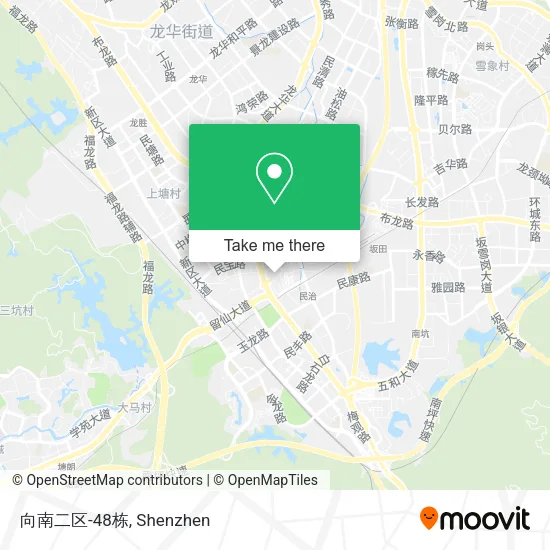 向南二区-48栋 map