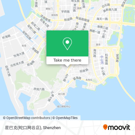 星巴克(蛇口网谷店) map