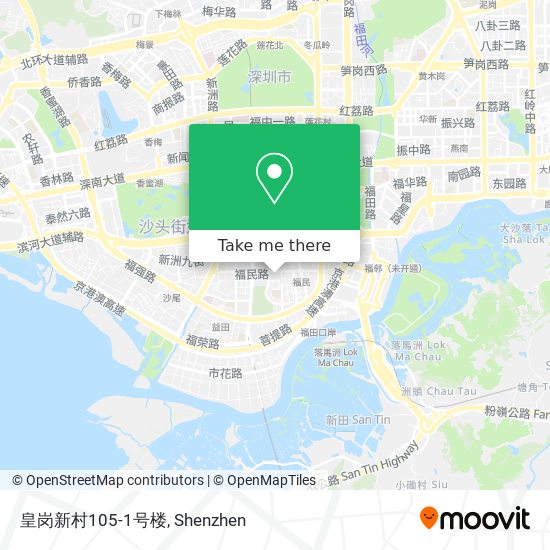 皇岗新村105-1号楼 map