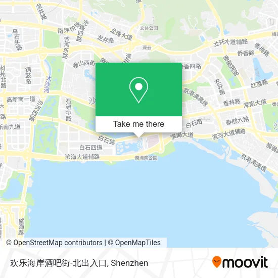 欢乐海岸酒吧街-北出入口 map