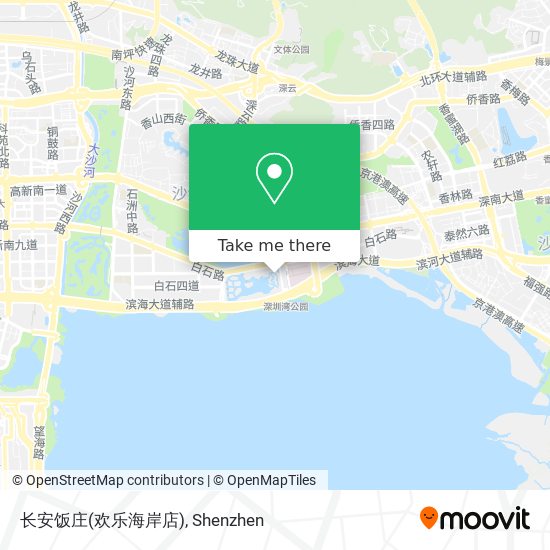 长安饭庄(欢乐海岸店) map