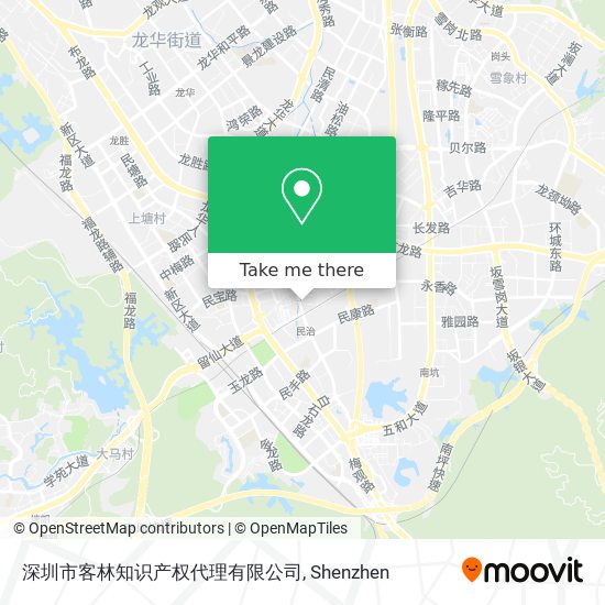 深圳市客林知识产权代理有限公司 map