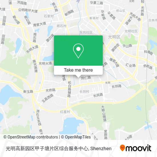 光明高新园区甲子塘片区综合服务中心 map