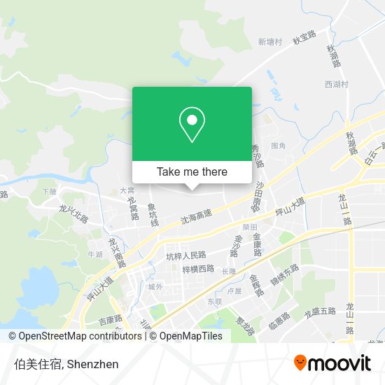 伯美住宿 map
