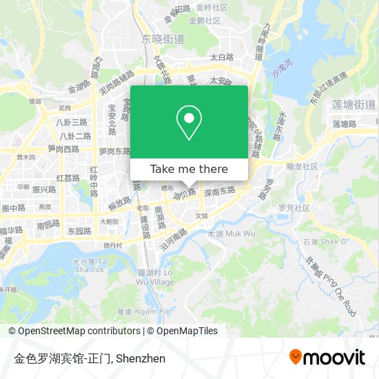 金色罗湖宾馆-正门 map