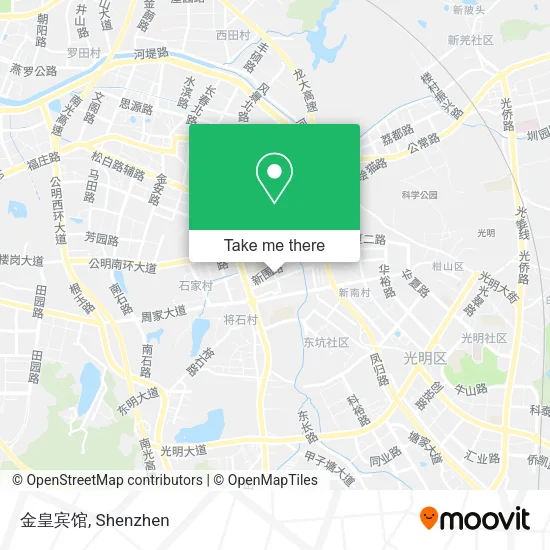 金皇宾馆 map