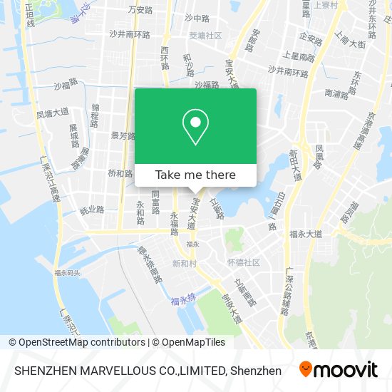 SHENZHEN MARVELLOUS CO.,LIMITED map