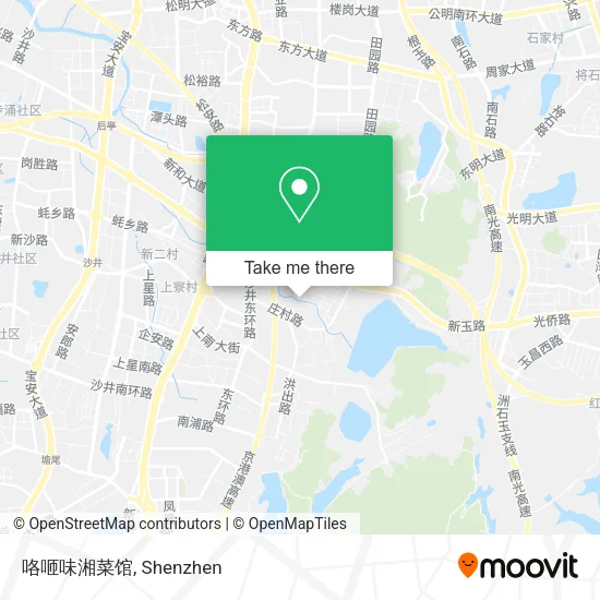 咯咂味湘菜馆 map