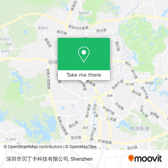 深圳市贝丁卡科技有限公司 map