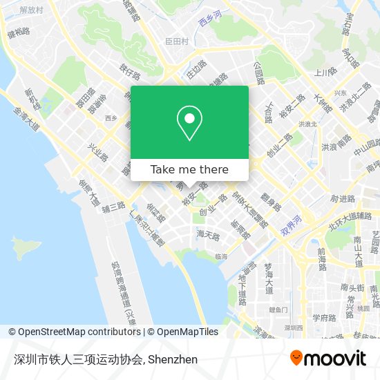 深圳市铁人三项运动协会 map