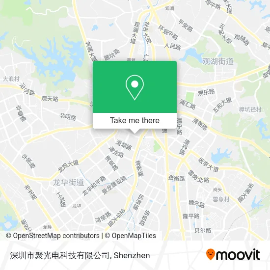 深圳市聚光电科技有限公司 map