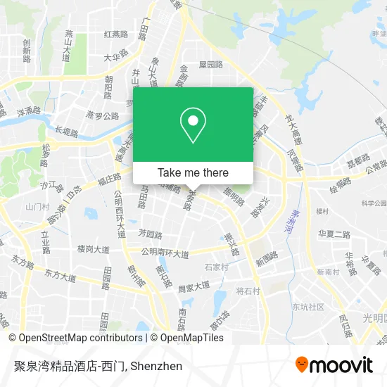 聚泉湾精品酒店-西门 map