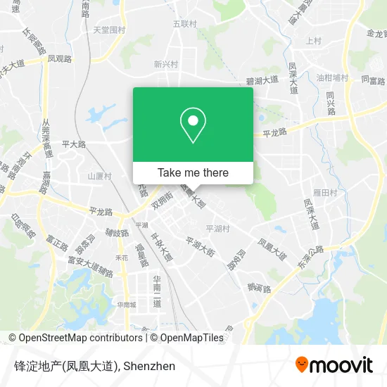 锋淀地产(凤凰大道) map