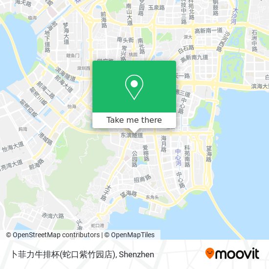 卜菲力牛排杯(蛇口紫竹园店) map