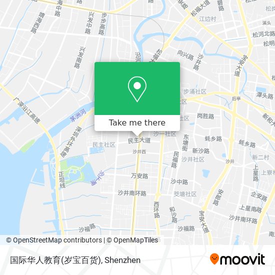 国际华人教育(岁宝百货) map