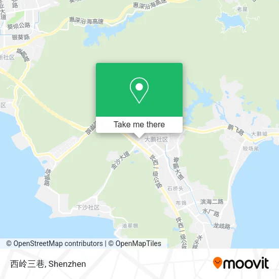 西岭三巷 map