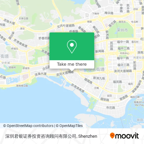 深圳君银证券投资咨询顾问有限公司 map