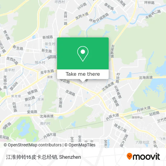 江淮帅铃t6皮卡总经销 map