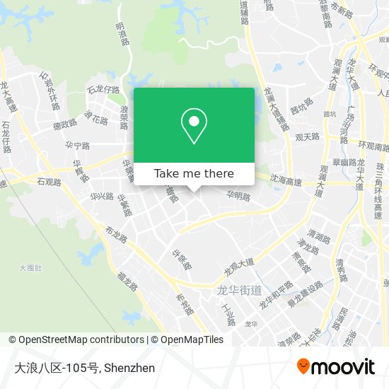 大浪八区-105号 map