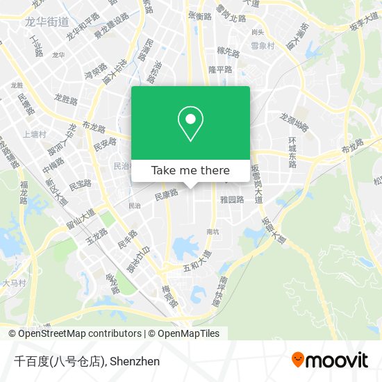 千百度(八号仓店) map