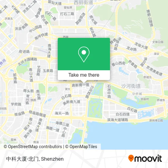 中科大厦-北门 map