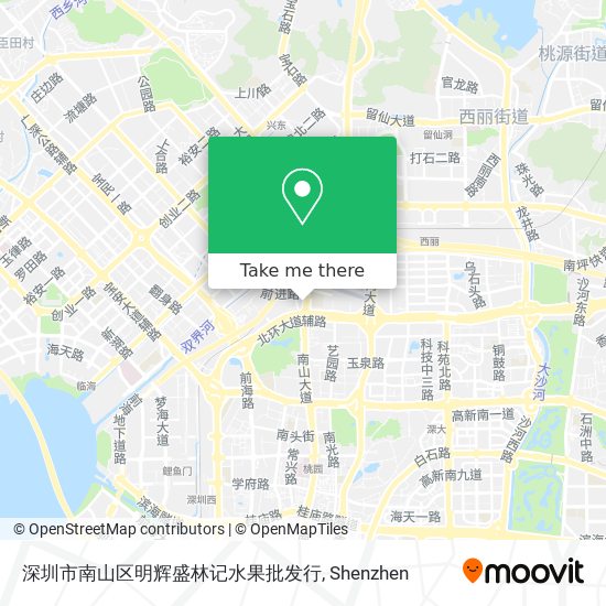 深圳市南山区明辉盛林记水果批发行 map
