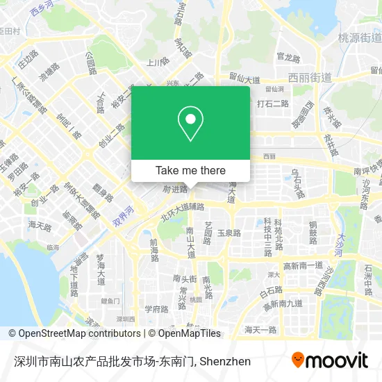 深圳市南山农产品批发市场-东南门 map