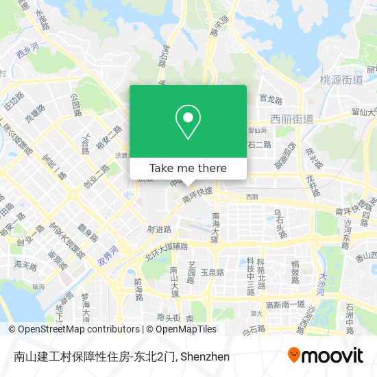 南山建工村保障性住房-东北2门 map