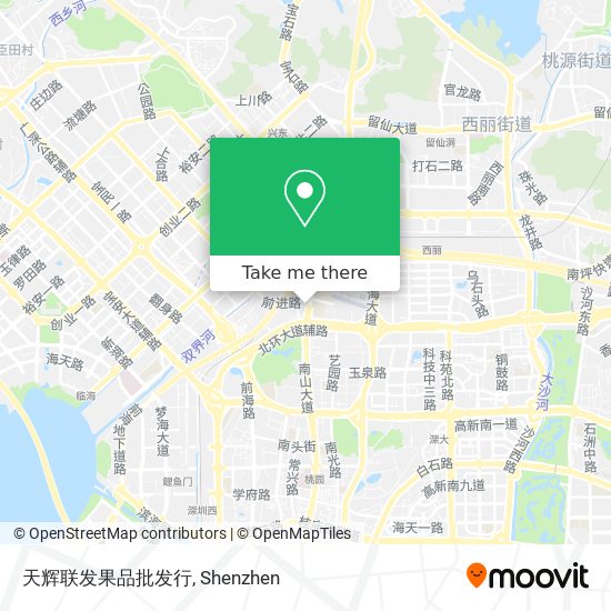 天辉联发果品批发行 map