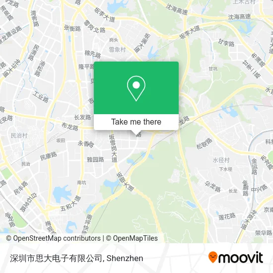 深圳市思大电子有限公司 map