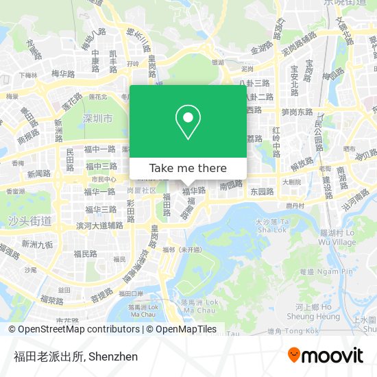 福田老派出所 map