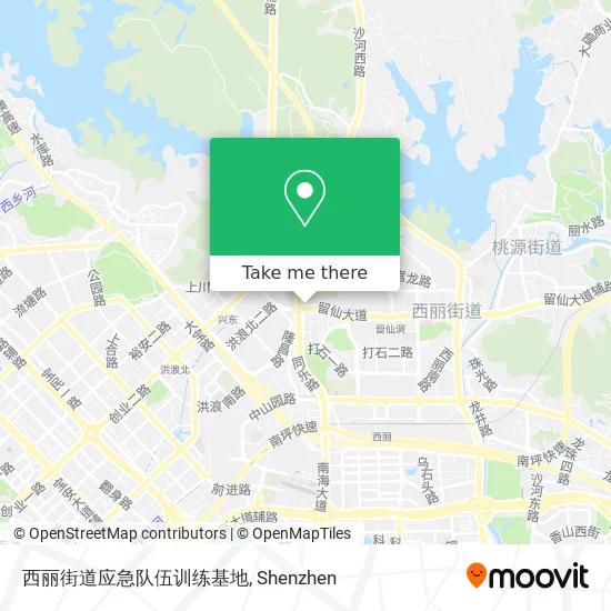 西丽街道应急队伍训练基地 map