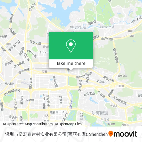 深圳市坚宏泰建材实业有限公司(西丽仓库) map