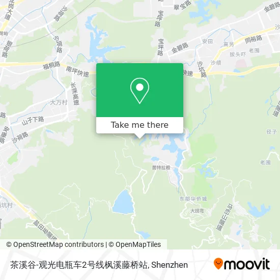 茶溪谷-观光电瓶车2号线枫溪藤桥站 map