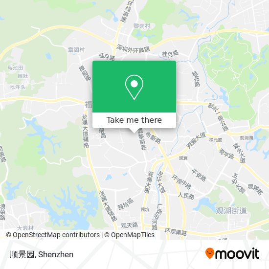 顺景园 map