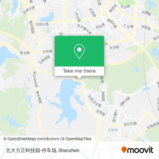 北大方正科技园-停车场 map