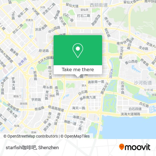 starfish咖啡吧 map