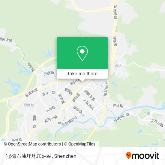 冠德石油坪地加油站 map