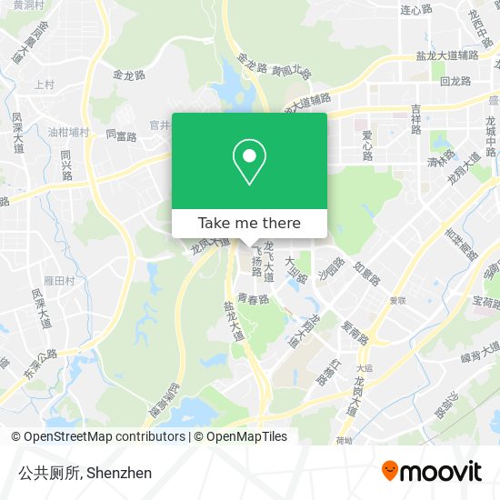 公共厕所 map